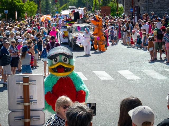 Fête du Vieux Val in Val d'Isère in summer