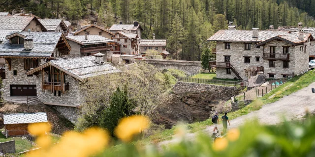 Le Fornet and the waterfall